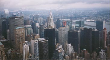 View of chrysler building from empire state