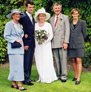 Ruth, Dave and Dave's family